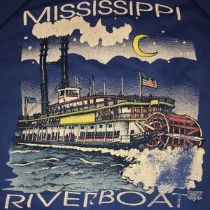 A dark blue Mississippi long Sweat shirt